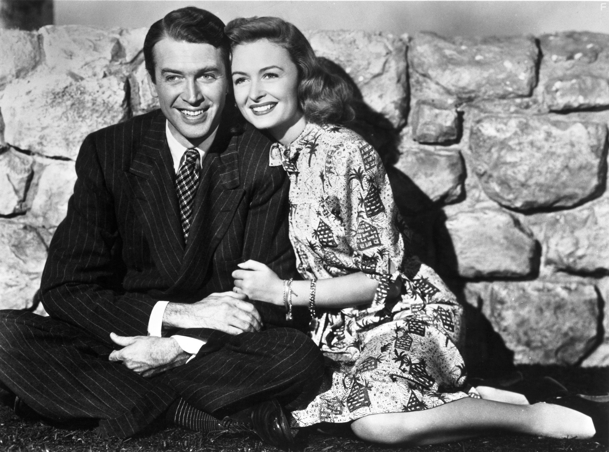 James Stewart and Donna Reed in Эта замечательная жизнь (1946)