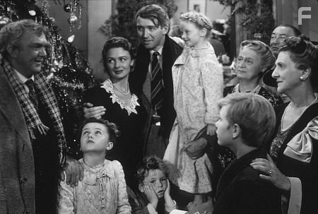 "It's A Wonderful Life" Jimmy Stewart, Donna Reed, Thomas Mitchell & Cast 1946 RKO