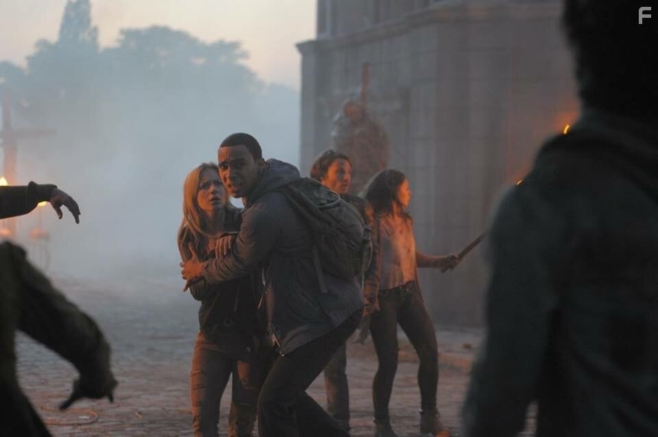 Austin Scott, Kabby Borders, Chris Schellenger, and Katy Reece in They Found Hell (2015)