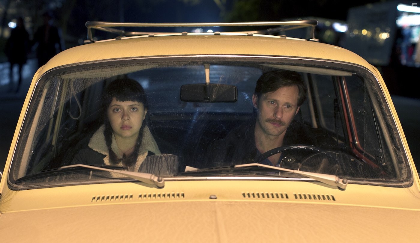 Alexander Skarsg?rd and Bel Powley in Дневник девочки-подростка (2015)