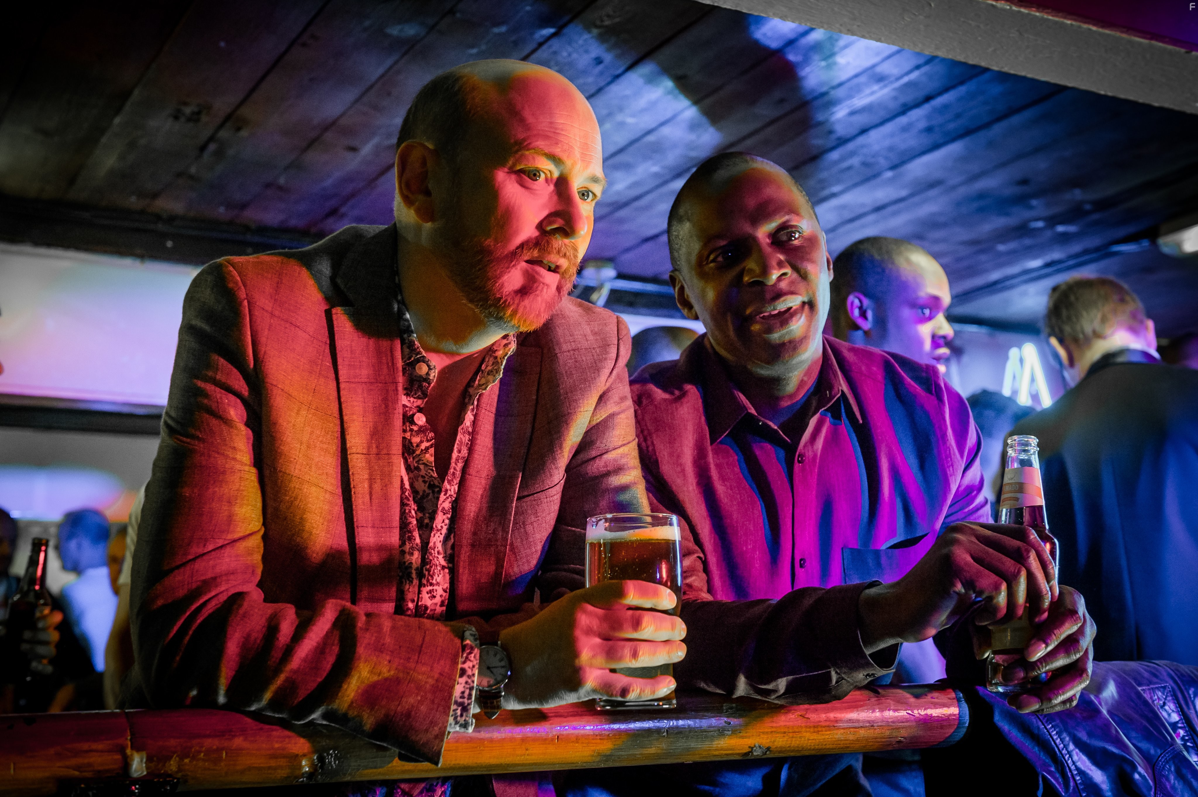 Vincent Franklin and Cyril Nri in Огурец (2015)