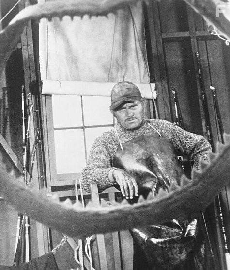 Robert Shaw in Чeлюсти (1975)