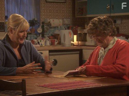 Jennifer Gibney and Brendan O'Carroll in Mrs. Brown's Boys (2011)