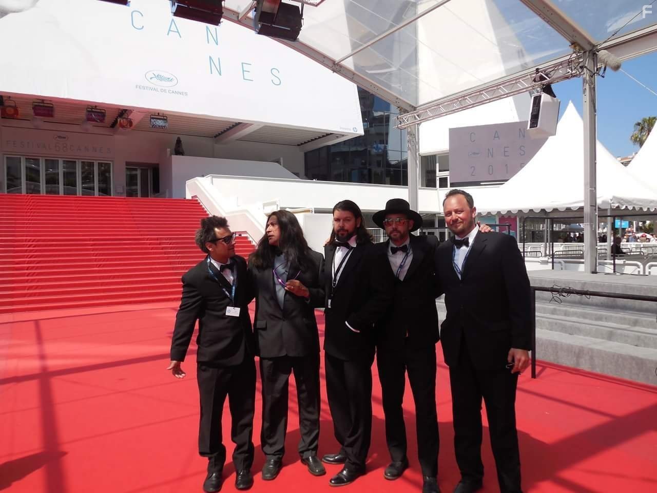 Western Religion world premiere at Cannes with actor/producer Louie Sabatasso, actors Alan Tafoya & Claude Duhamel, writer/director James O'Brien and actor/associate producer Scott Donovan