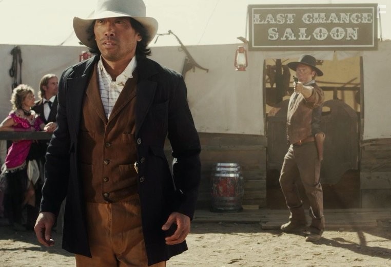 Peter Shinkoda as Chinaman Dan and Michael Lee Merrins as the Bounty Hunter