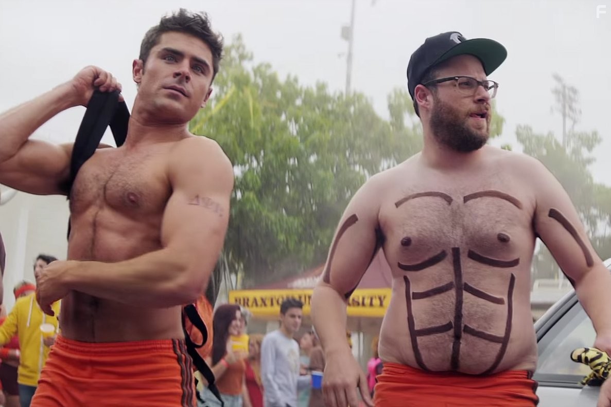 Seth Rogen and Zac Efron in Соседи. На тропе войны 2 (2016)