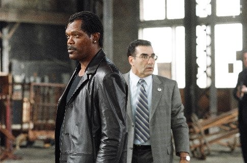 Samuel L. Jackson and Eugene Levy in Тот самый человек (2005)