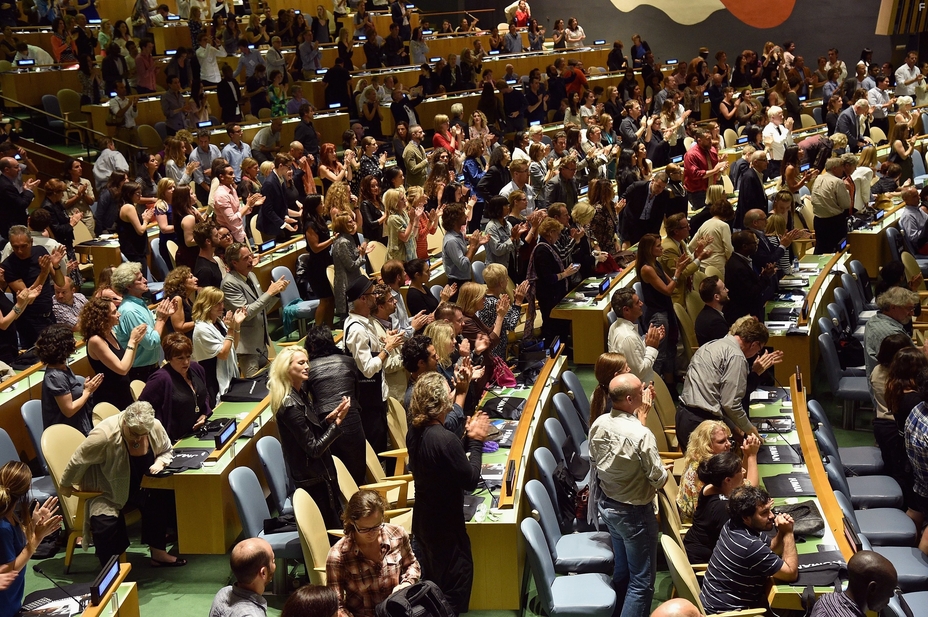 HUMAN premiere : standing ovation at the United Nations.