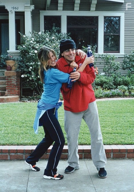 Jennifer Aniston and Tom Shadyac in Брюс всемогущий (2003)
