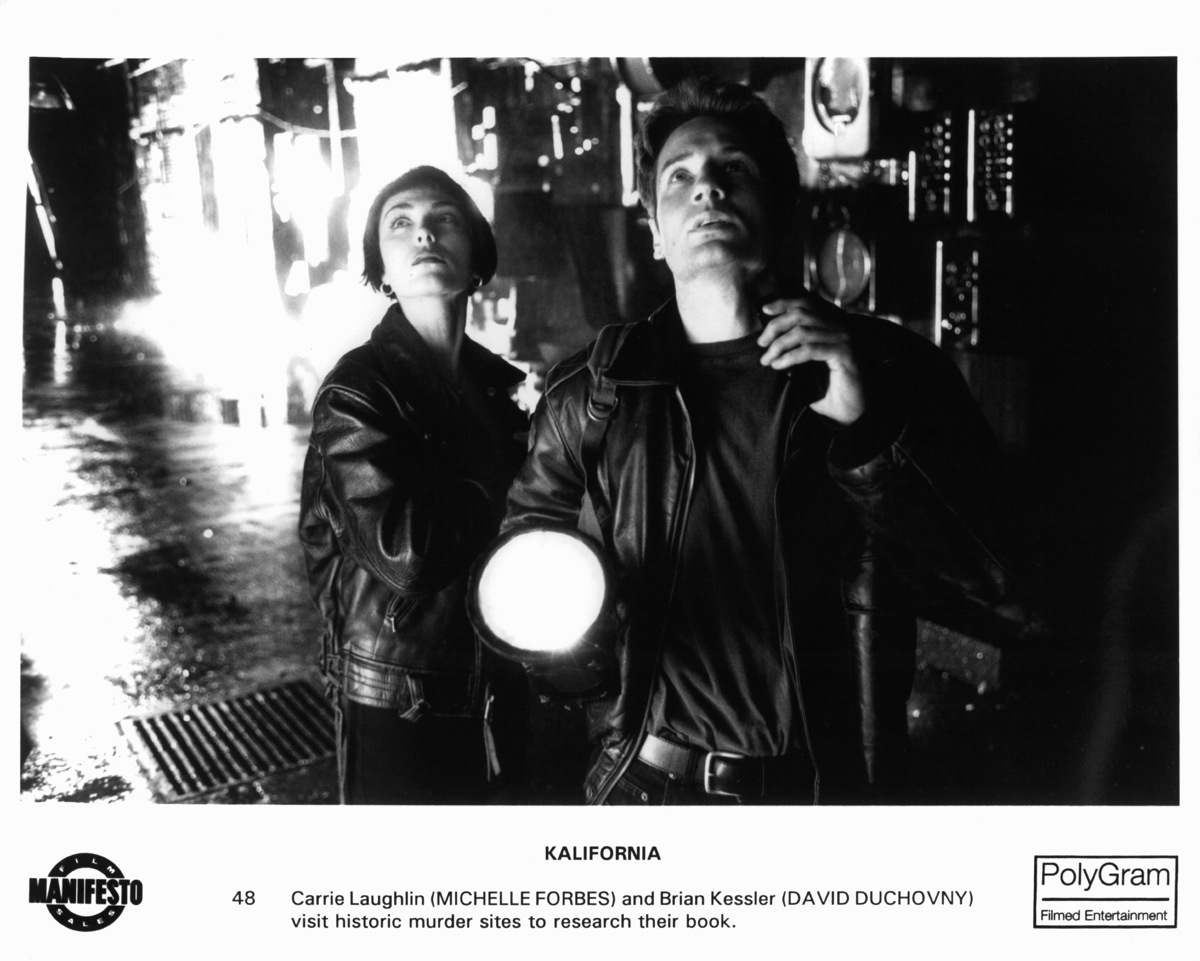 David Duchovny and Michelle Forbes in Калифорния (1993)