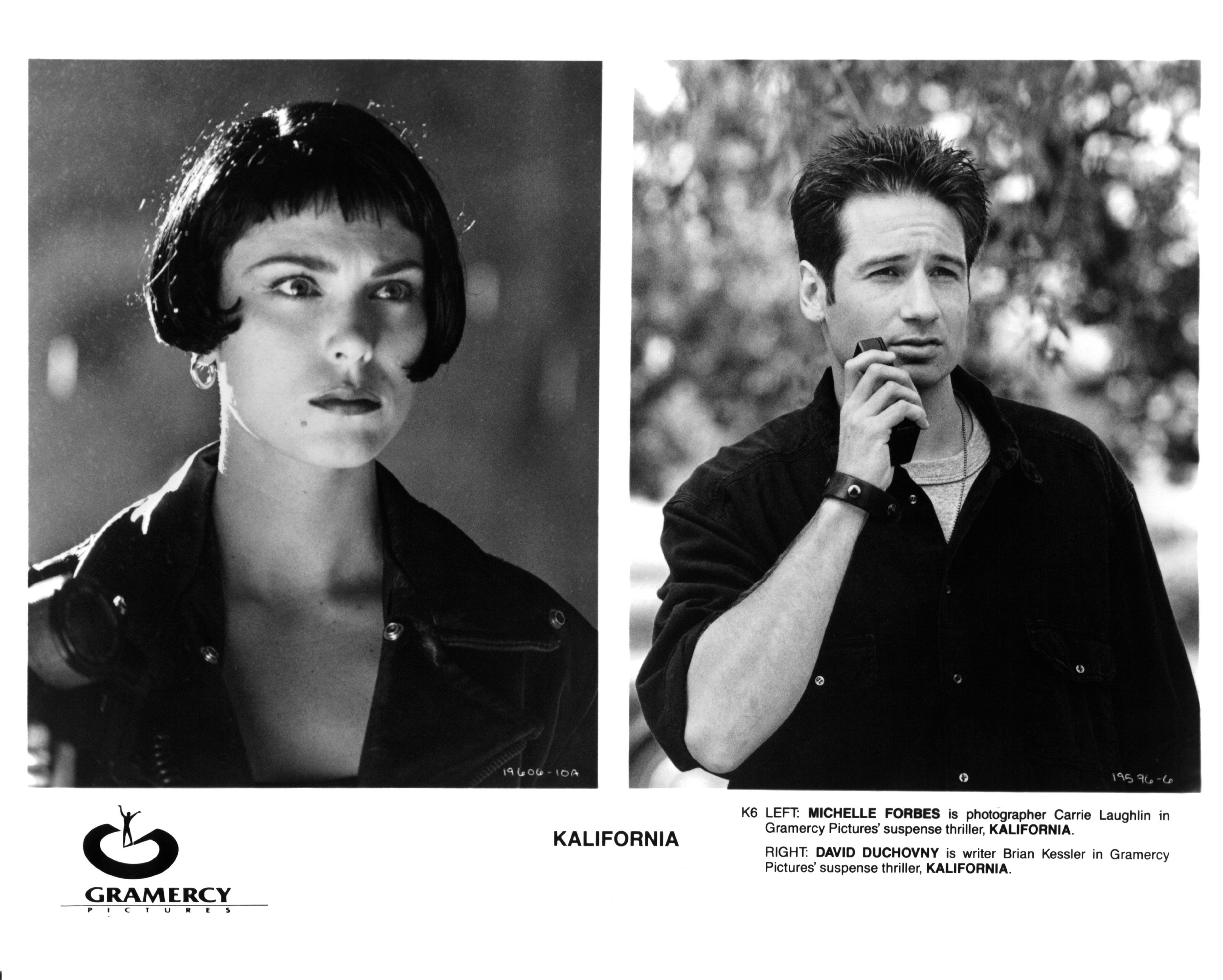 David Duchovny and Michelle Forbes in Калифорния (1993)