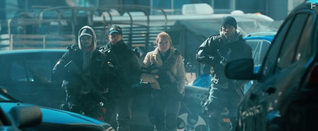 Amanda Day, Sasha Andreev, Danny August Mason, and Matt Lynch in The Division: Agent Origins (2016)