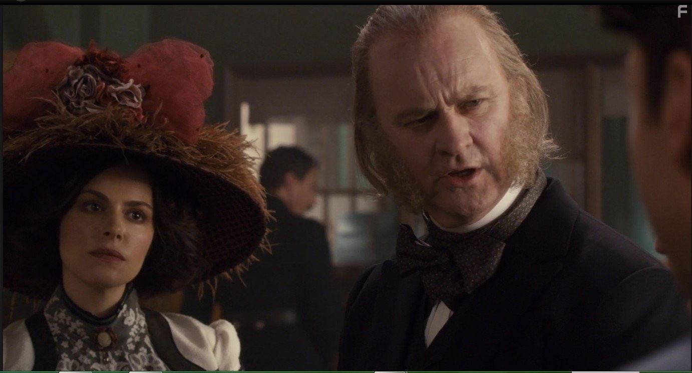Emily Hampshire and Tim McInnerny in Гудини и Дойл (2016)