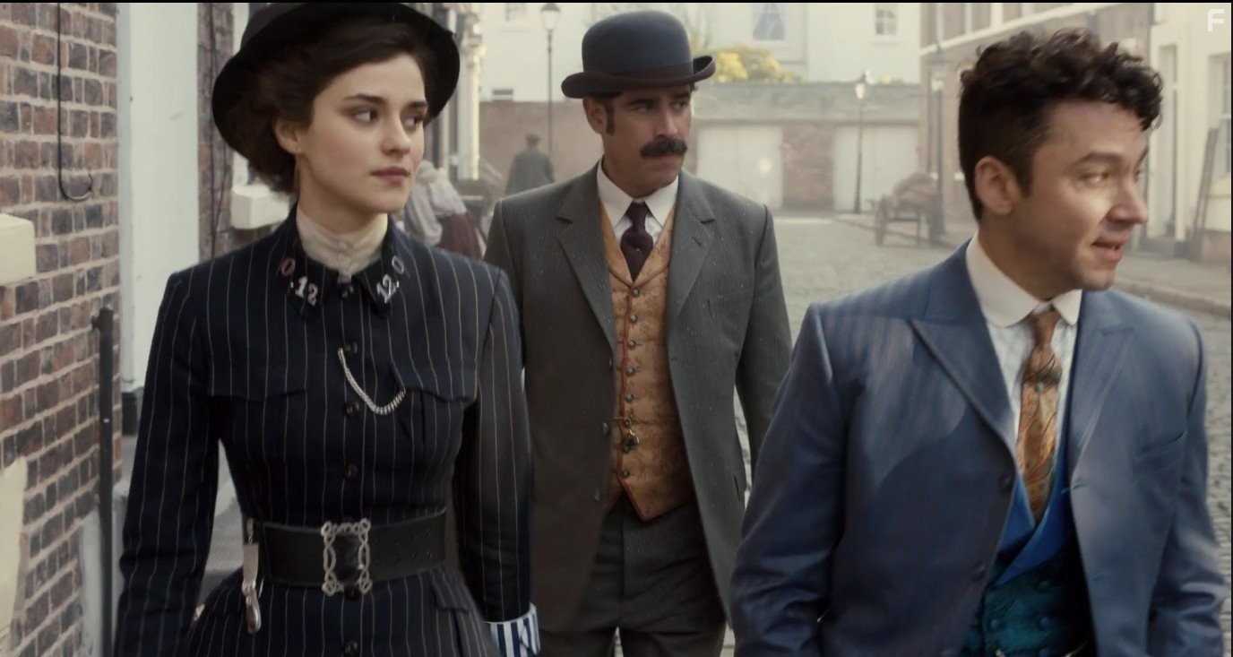 Stephen Mangan, Michael Weston, and Rebecca Liddiard in Гудини и Дойл (2016)