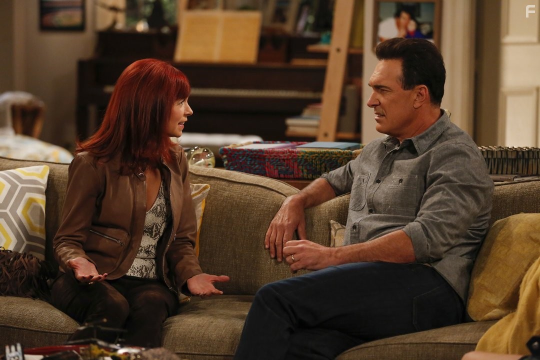 Carrie Preston and Patrick Warburton in Crowded (2016)