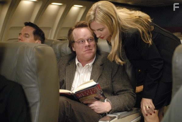 Philip Seymour Hoffman and Hope Davis in Нью-Йорк, Нью-Йорк (2008)