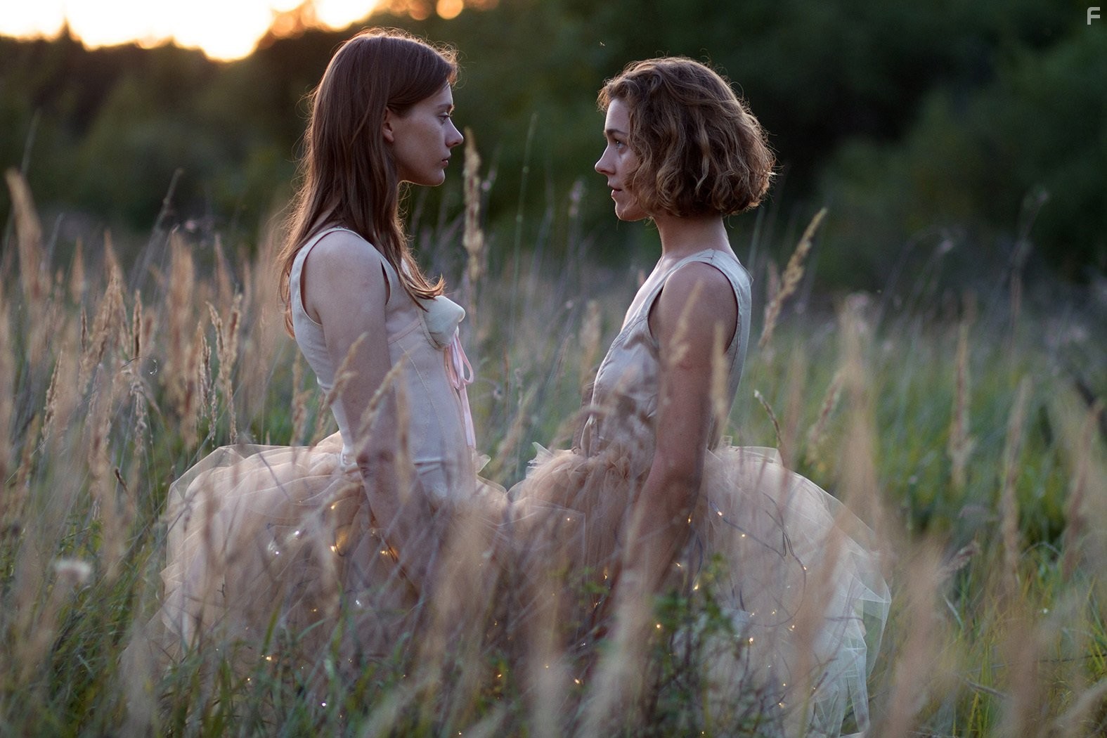 Julija Steponaityte and Aiste Dirziute in Sangailes vasara (2015)