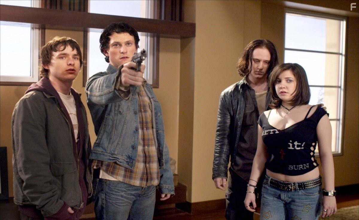 Ben Foster, Jonathan Tucker, Michelle Horn, and Marshall Allman in Заложник (2005)