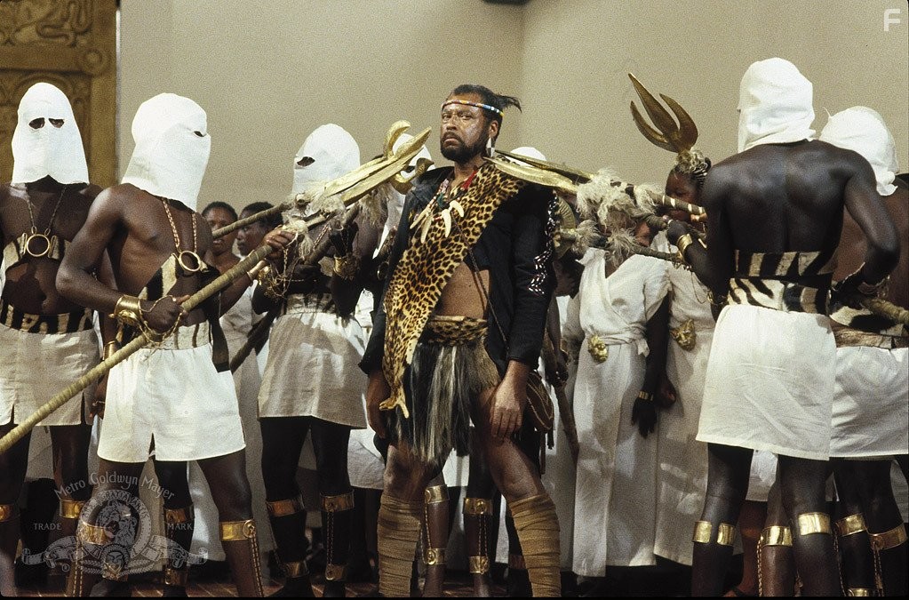 James Earl Jones in Аллан Куотермейн и потерянный город золота (1986)