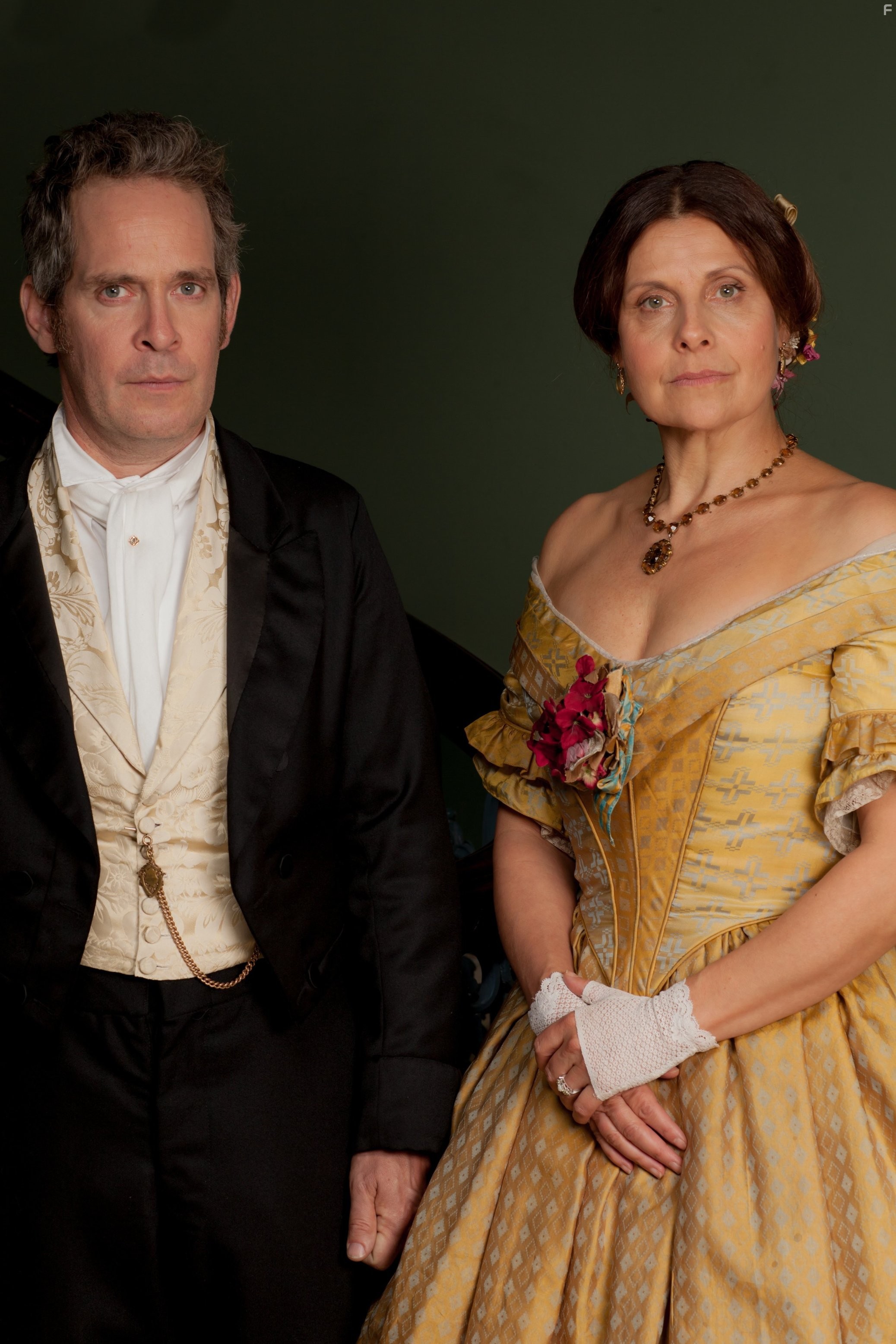 Rebecca Front and Tom Hollander in Doctor Thorne (2016)