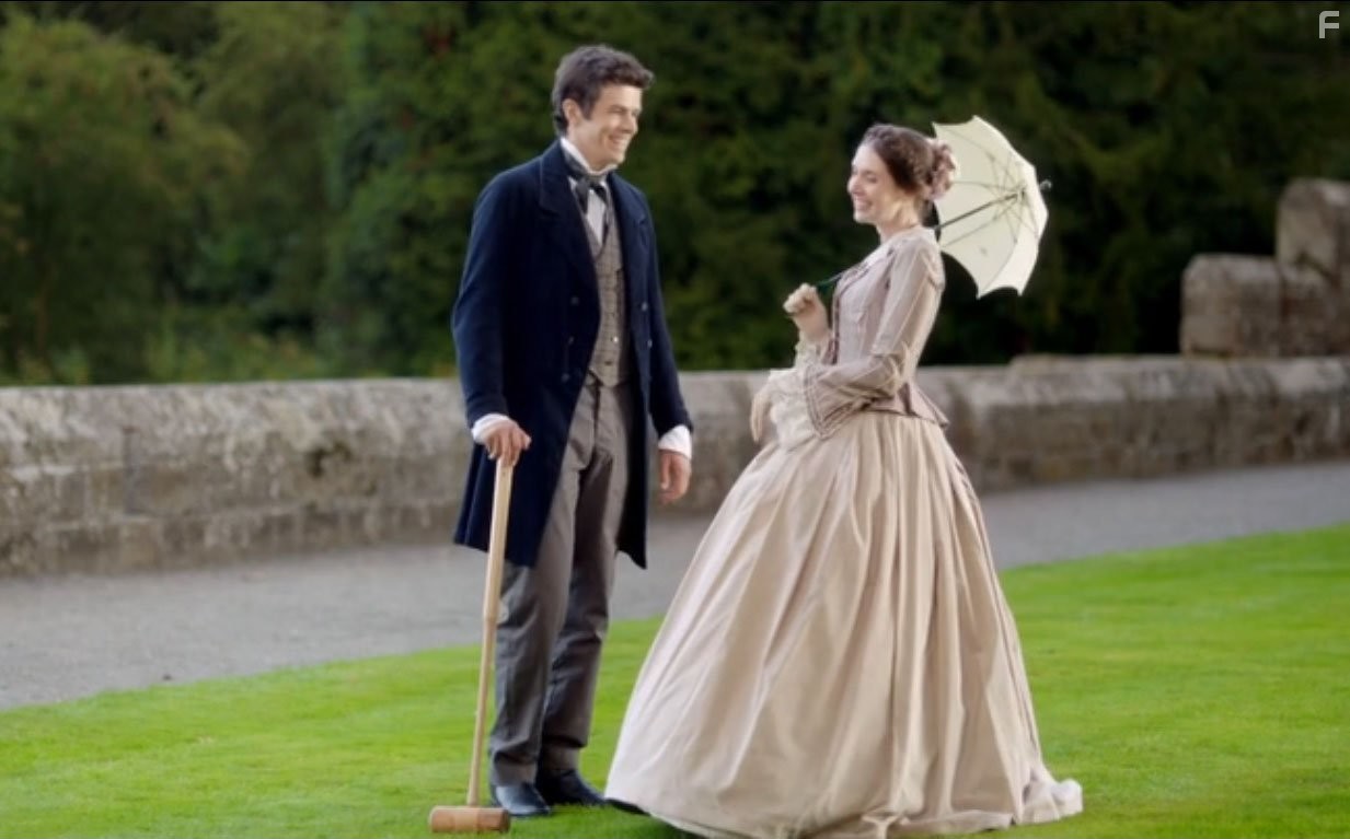 Alison Brie and Harry Richardson in Doctor Thorne (2016)