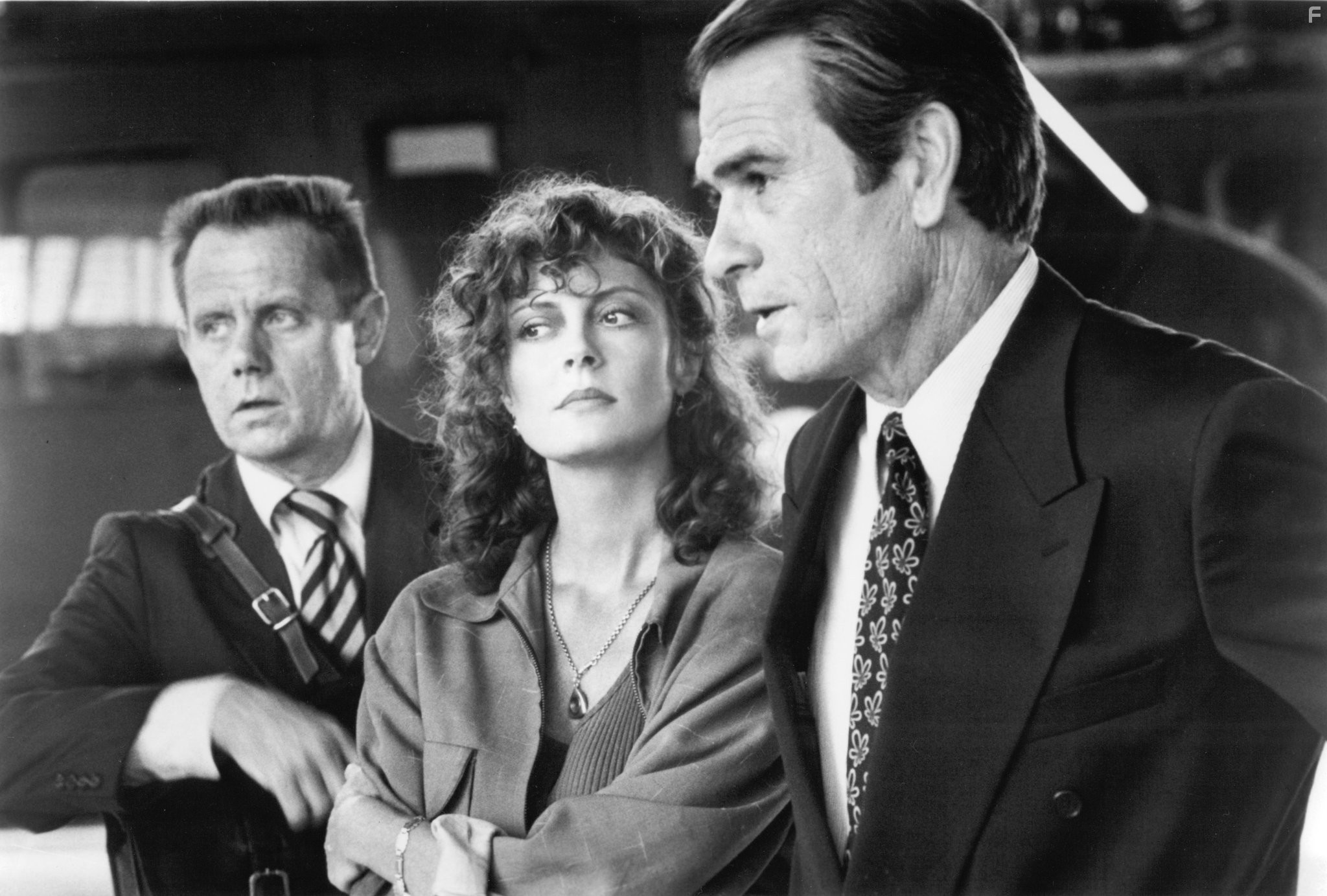 Tommy Lee Jones, Susan Sarandon, and William Sanderson in Клиент (1994)