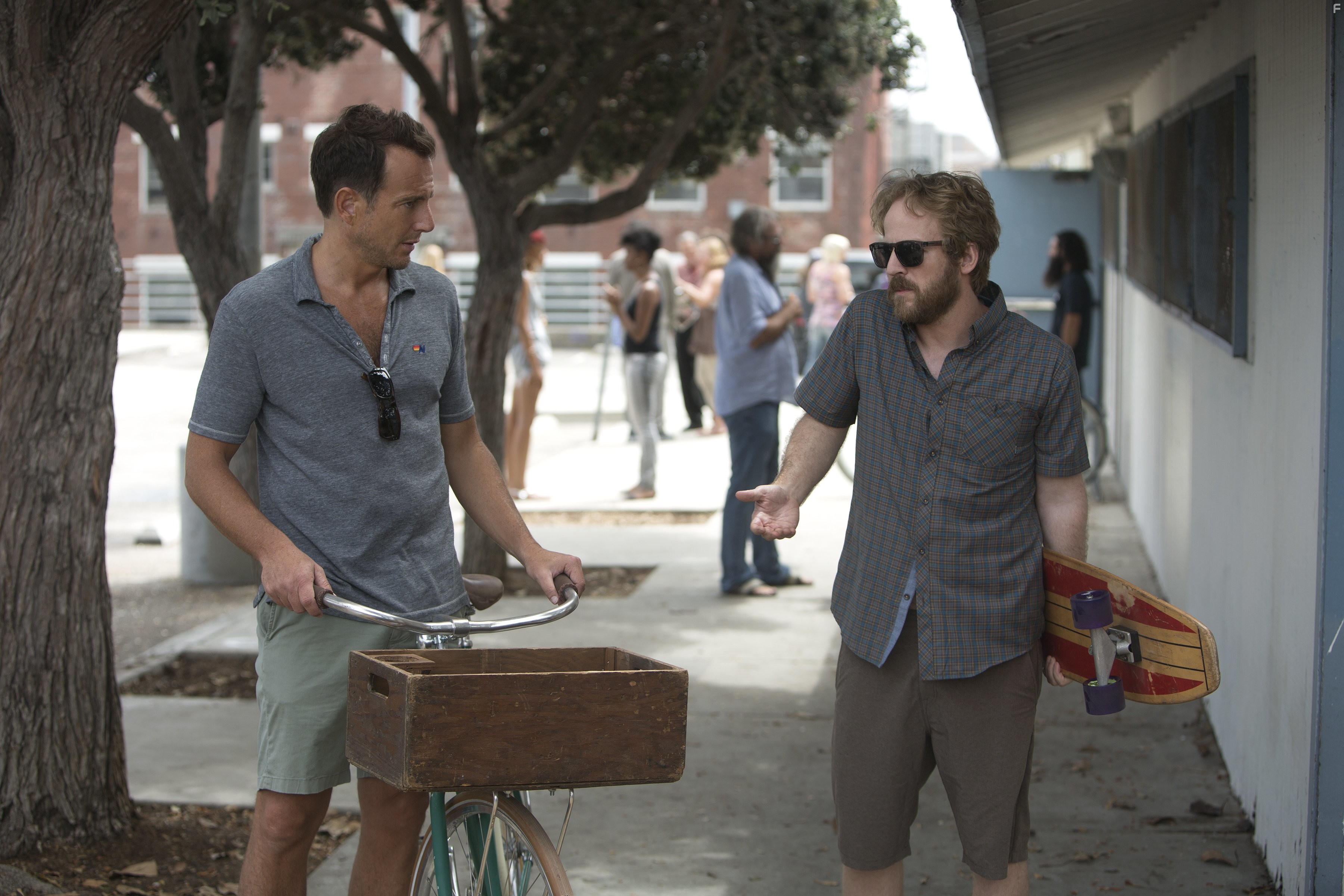 Will Arnett and David Sullivan in С чистого листа (2016)