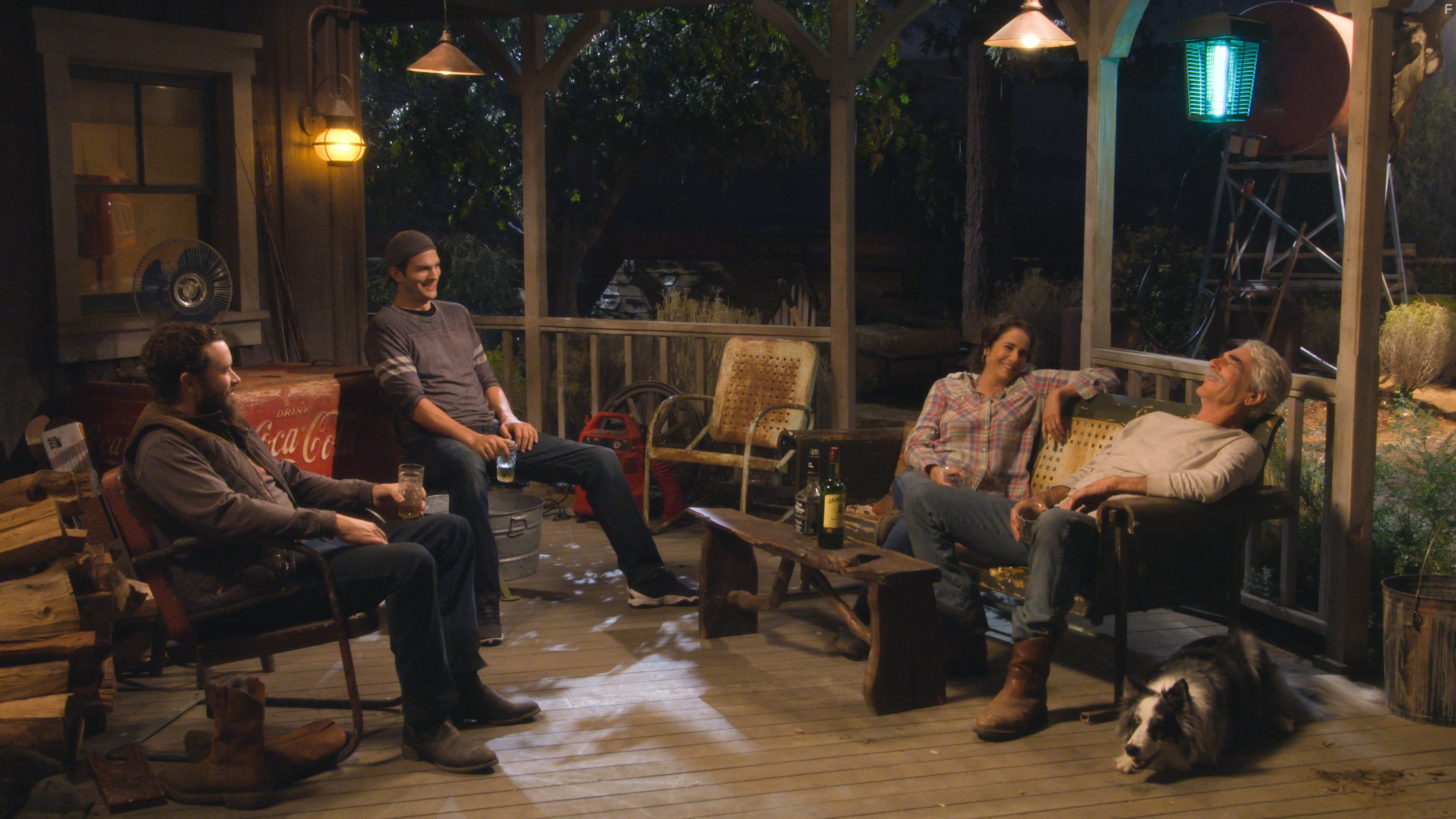 Sam Elliott, Debra Winger, Ashton Kutcher, and Danny Masterson in Ранчо (2016)