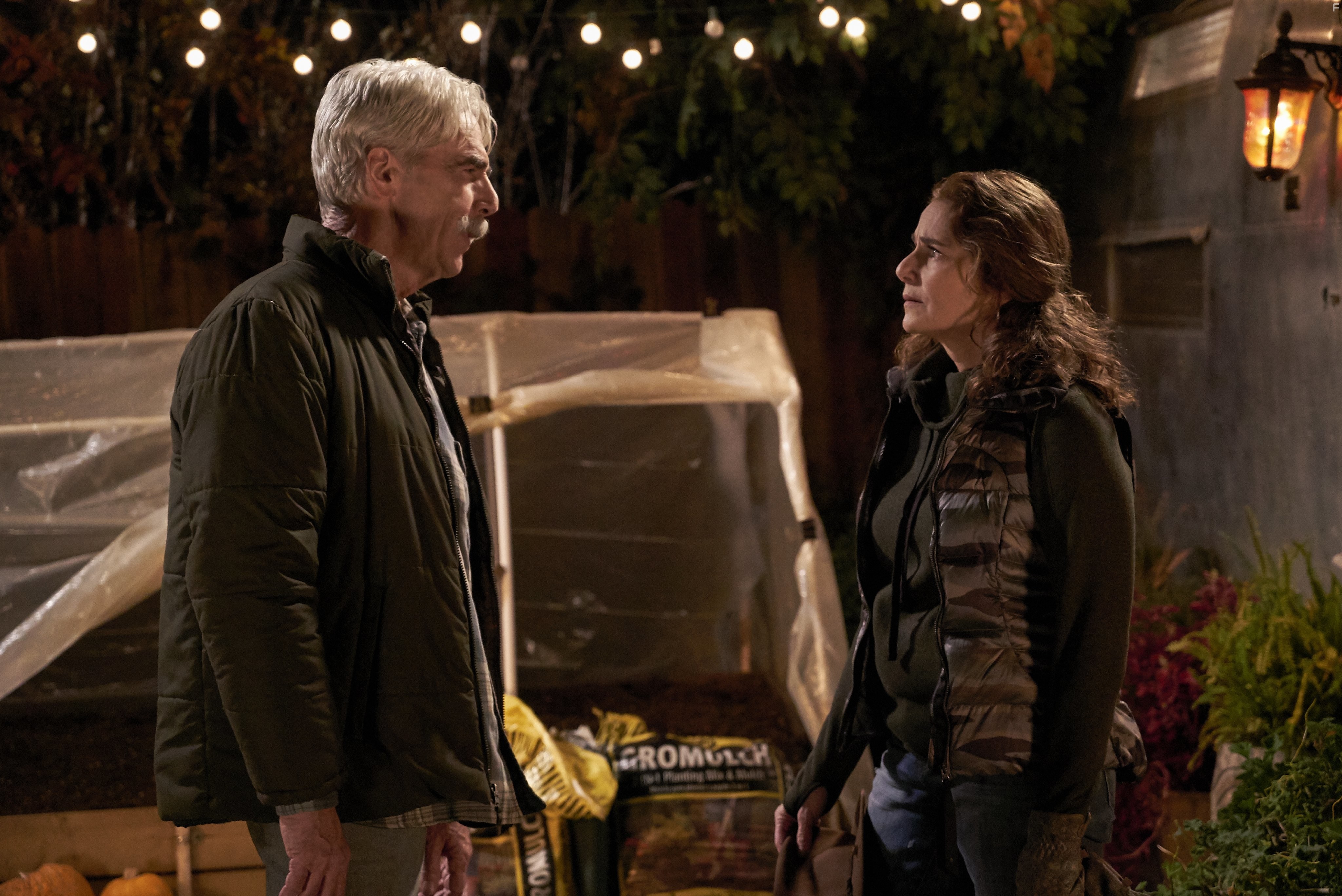 Sam Elliott and Debra Winger in Ранчо (2016)