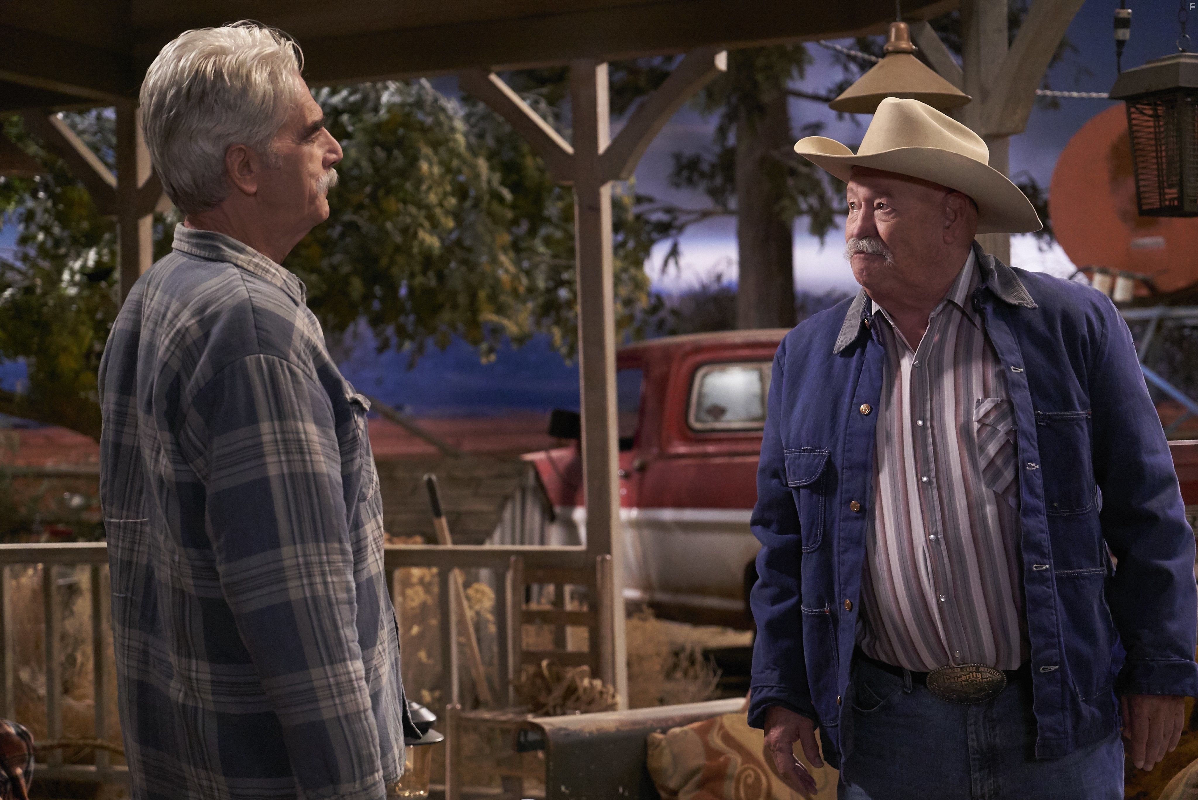 Sam Elliott and Barry Corbin in Ранчо (2016)