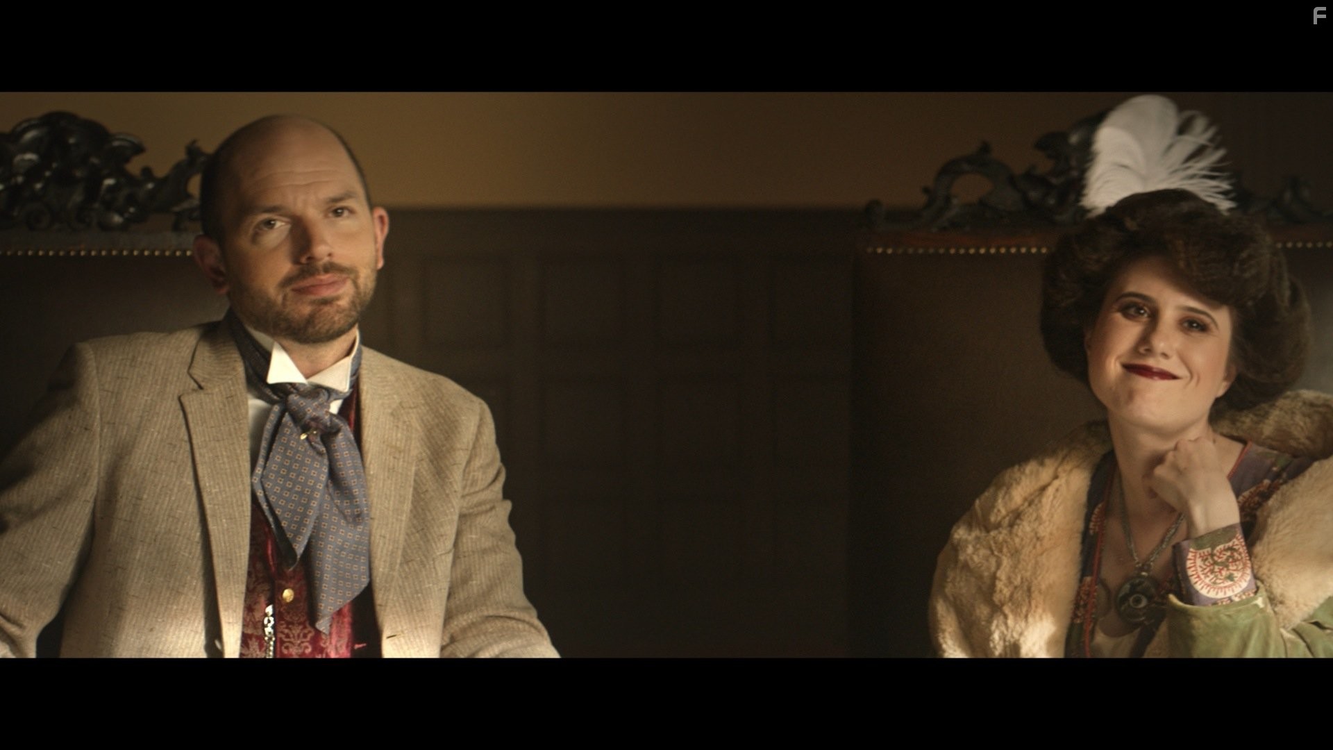 Paul Scheer and Elizabeth Shapiro in The Crossroads of History (2016)