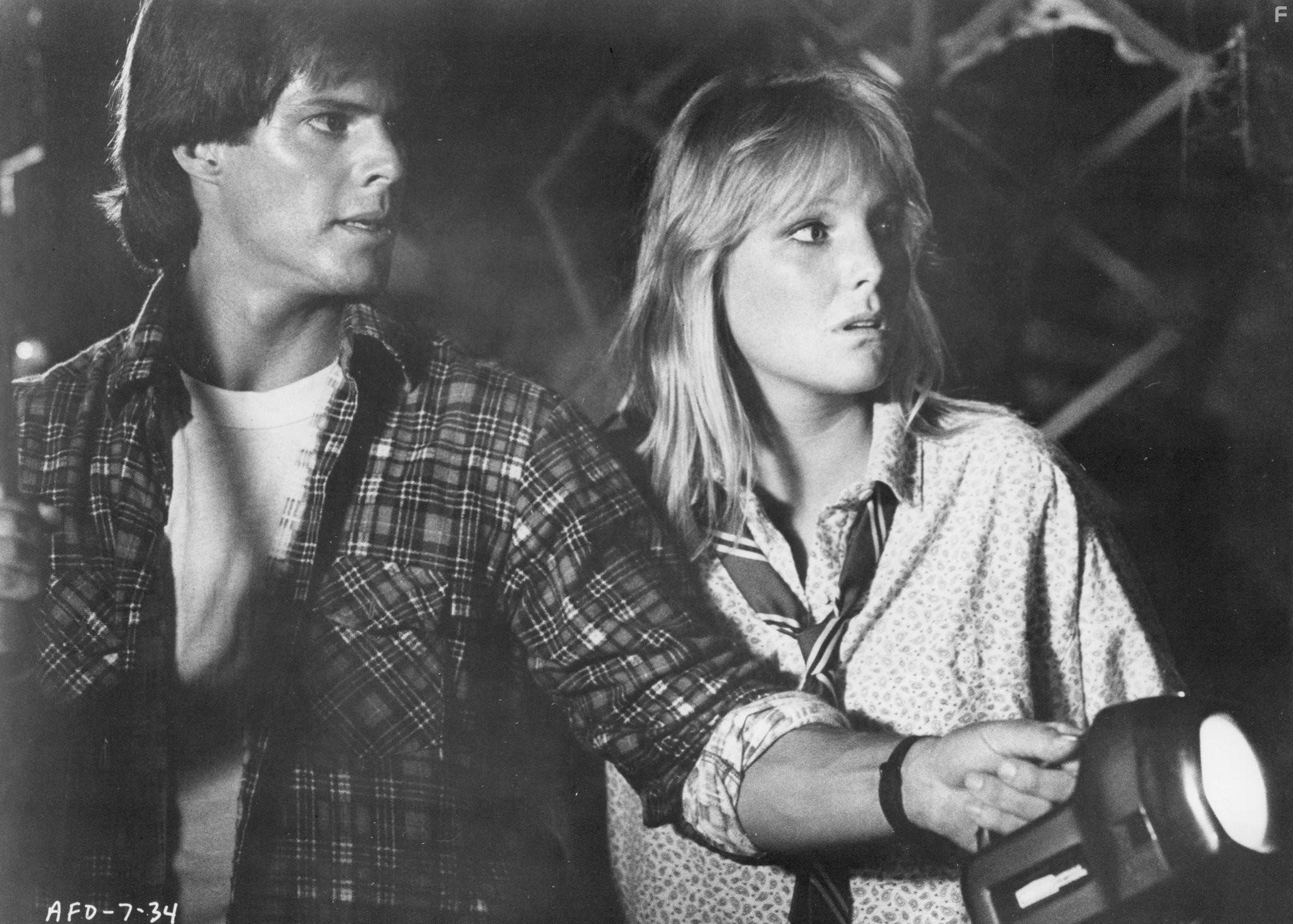Ken Olandt and Amy Steel in День дурака (1986)