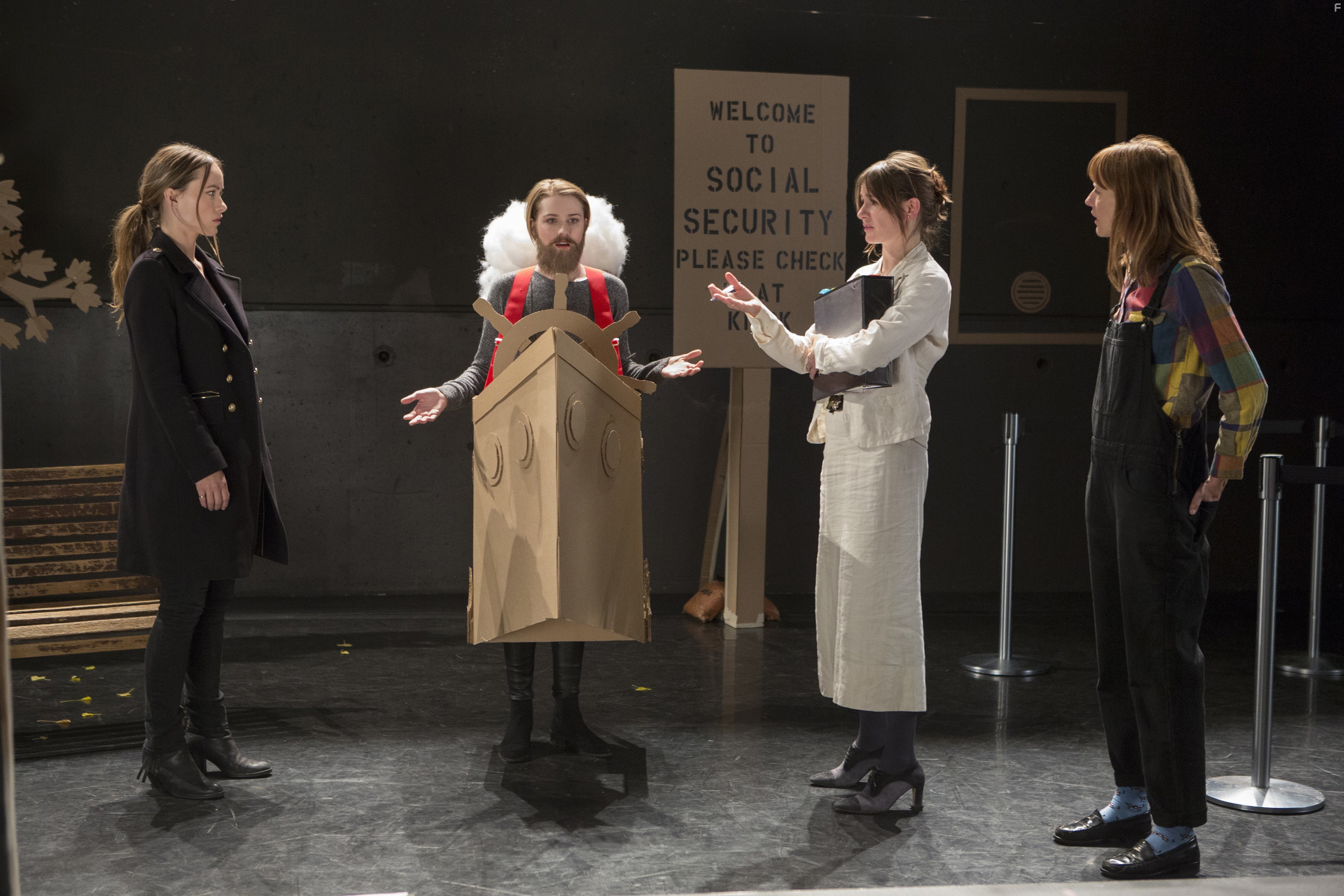 Emily Mortimer, Dolly Wells, Evan Rachel Wood, and Olivia Wilde in Doll & Em (2013)