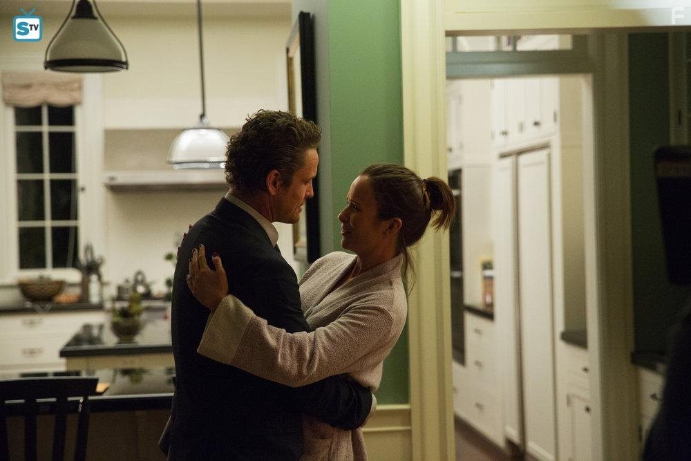 Claire van der Boom and David Lyons in Game of Silence (2016)