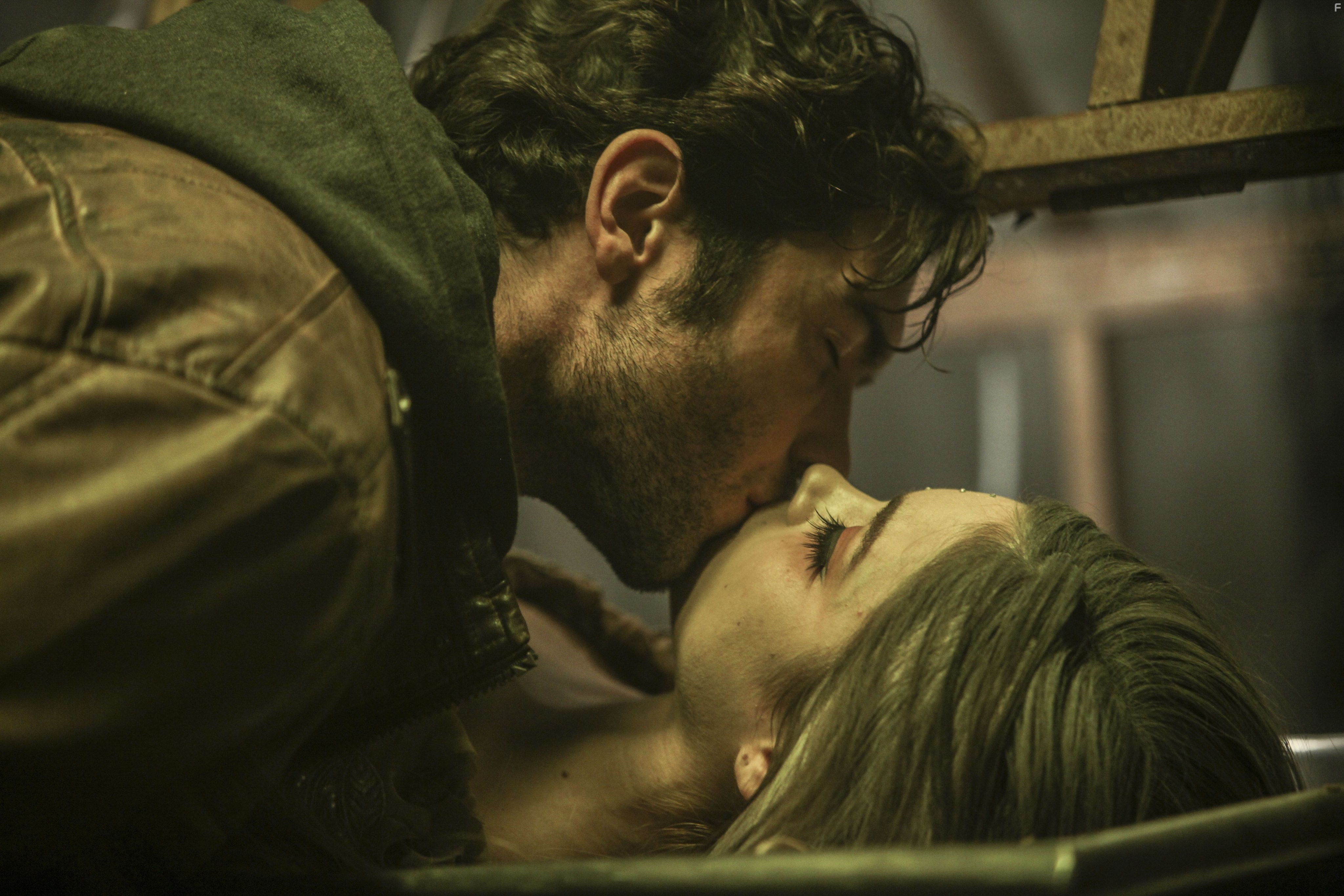 Ethan Peck and India Eisley in The Curse of Sleeping Beauty (2016)