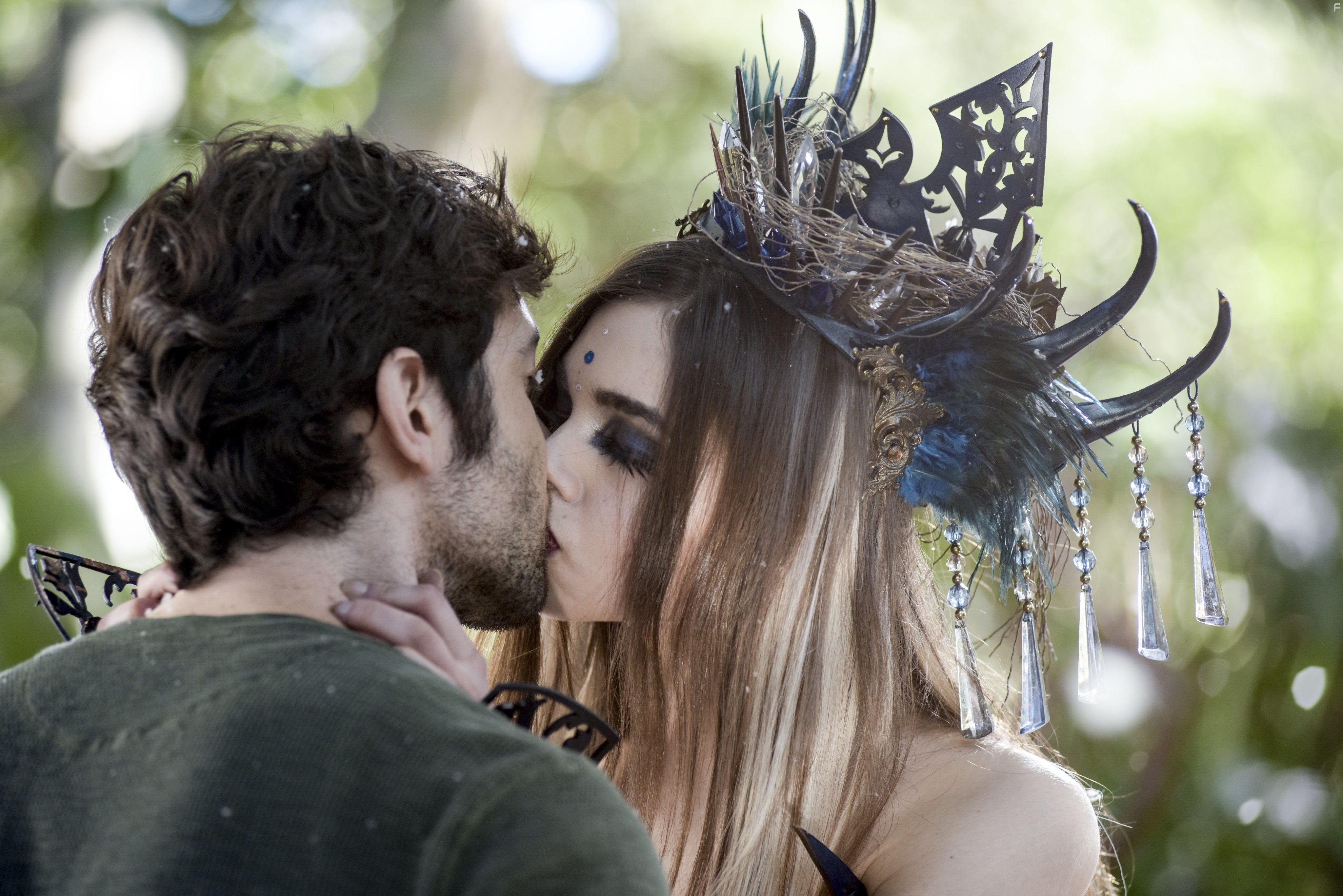Ethan Peck and India Eisley in The Curse of Sleeping Beauty (2016)