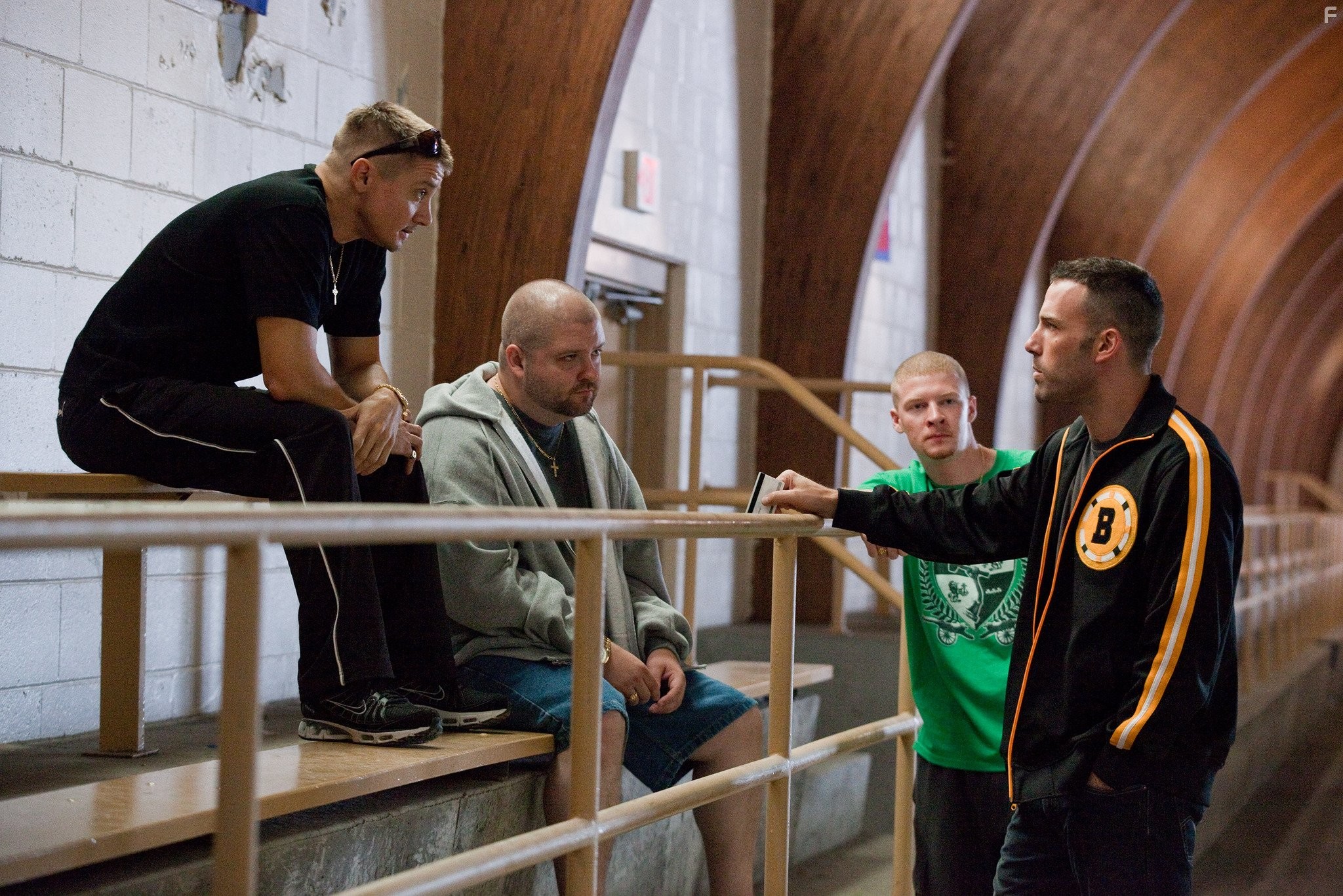 Ben Affleck, Jeremy Renner, Slaine, and Owen Burke in Город воров (2010)