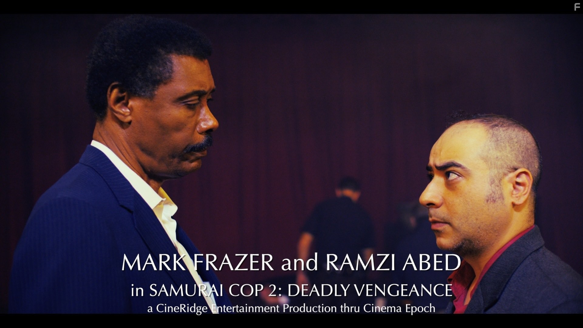 Mark Frazer and Ramzi Abed in SAMURAI COP 2: DEADLY VENGEANCE