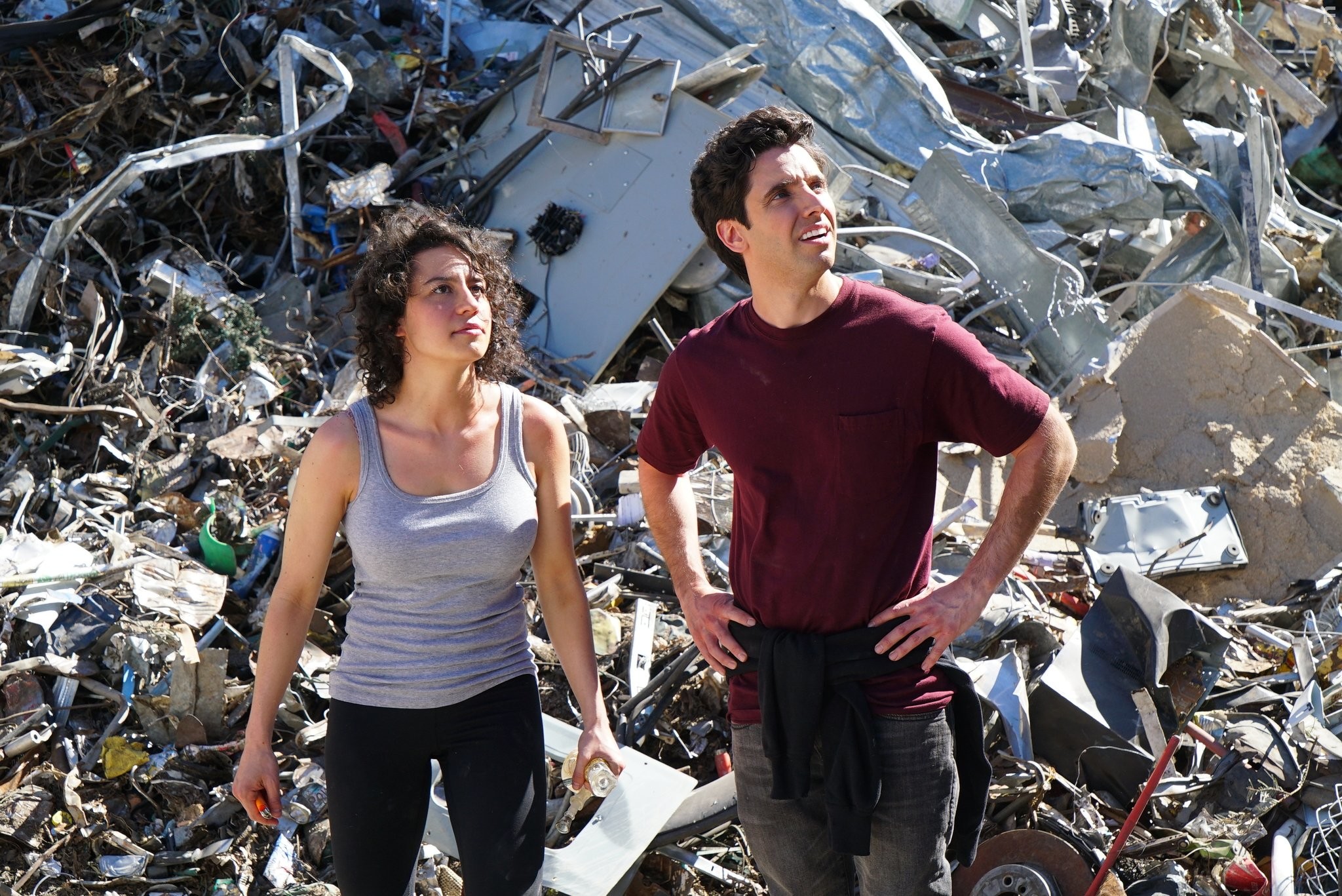 Paul W. Downs and Ilana Glazer in Time Traveling Bong (2016)