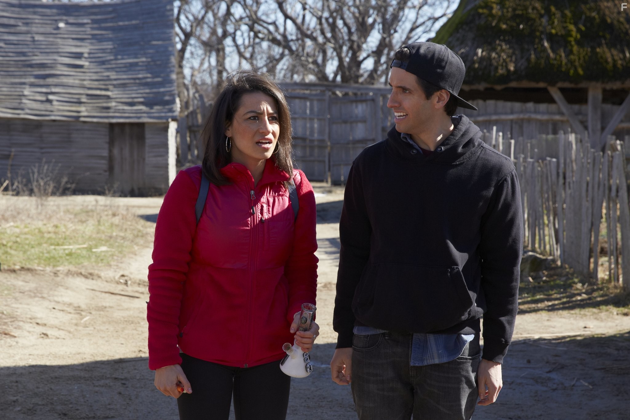 Paul W. Downs and Ilana Glazer in Time Traveling Bong (2016)