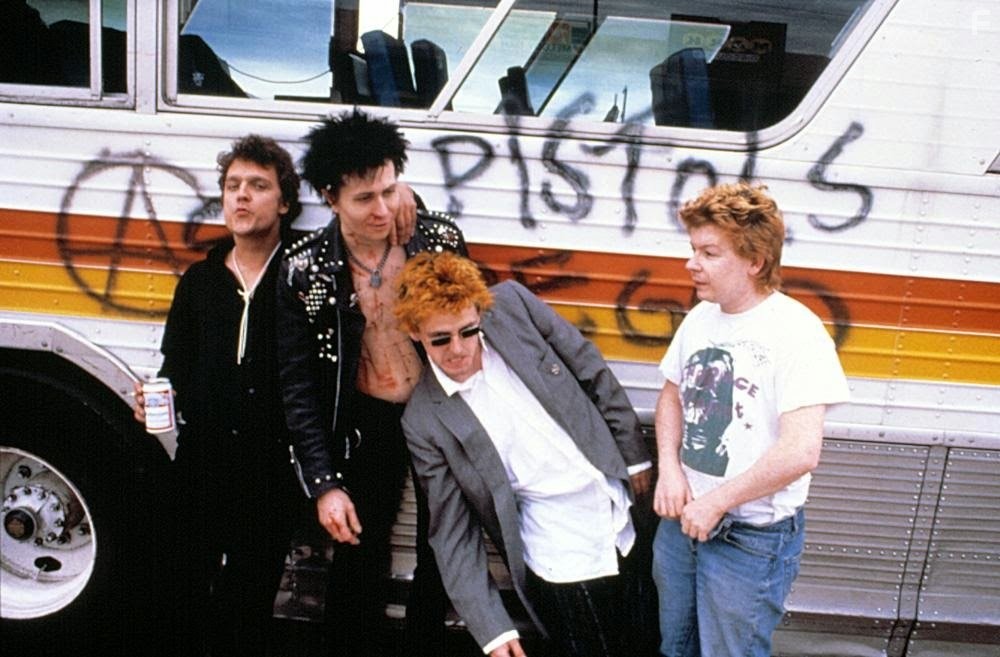 Gary Oldman, Perry Benson, Tony London, and Andrew Schofield in Сид и Нэнси (1986)