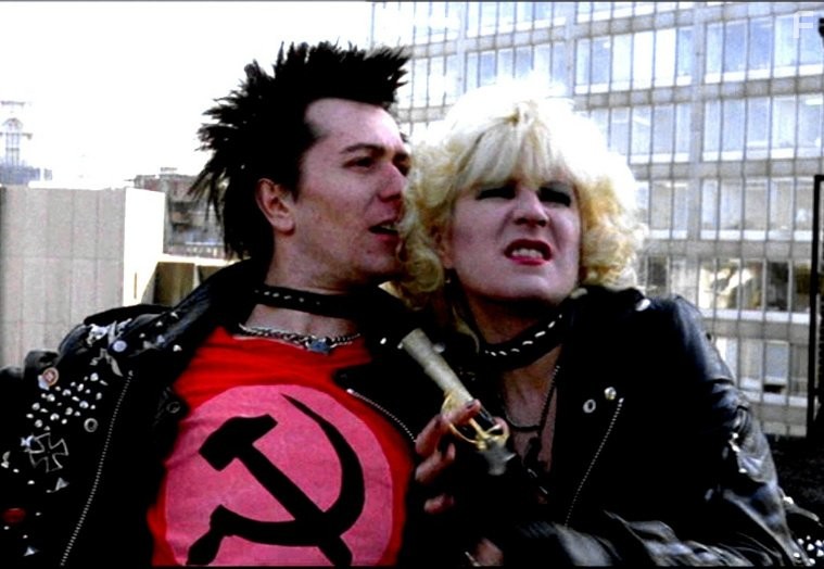 Gary Oldman and Chloe Webb in Сид и Нэнси (1986)