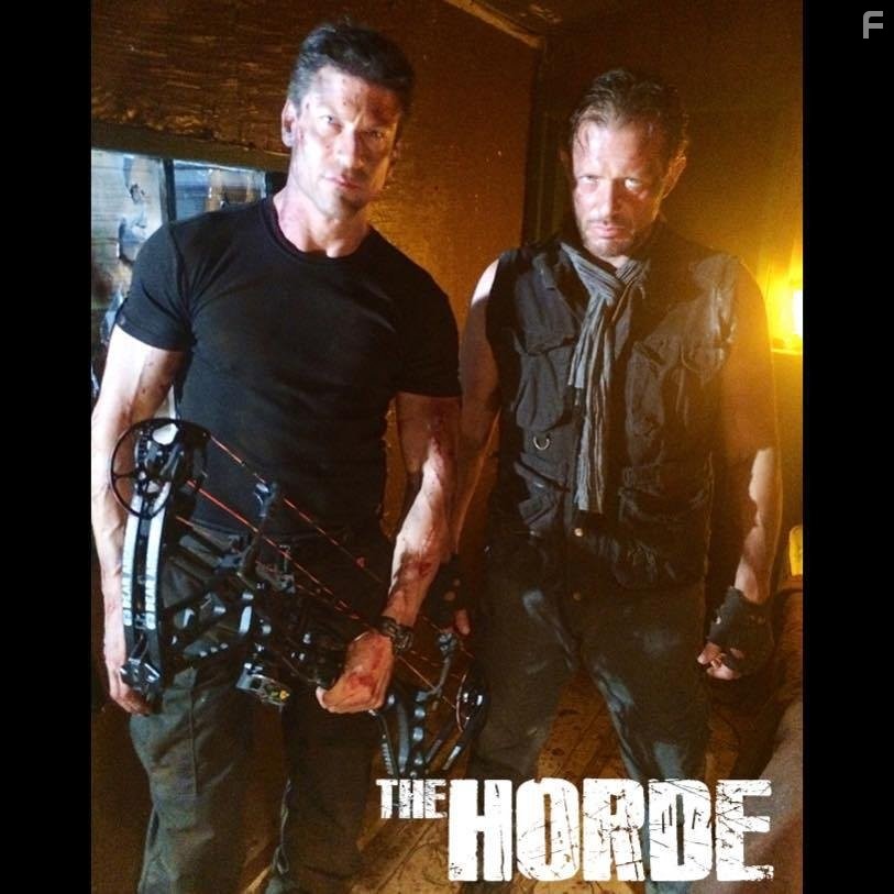 Paul Logan and Costas Mandylor in The Horde (2016)