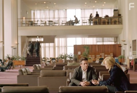 NICOLE KIDMAN stars as U.N. interpreter Silvia Broome and SEAN PENN is Tobin Keller, the federal agent charged with protecting her, in The Interpreter, a suspenseful thriller of international intrigue.