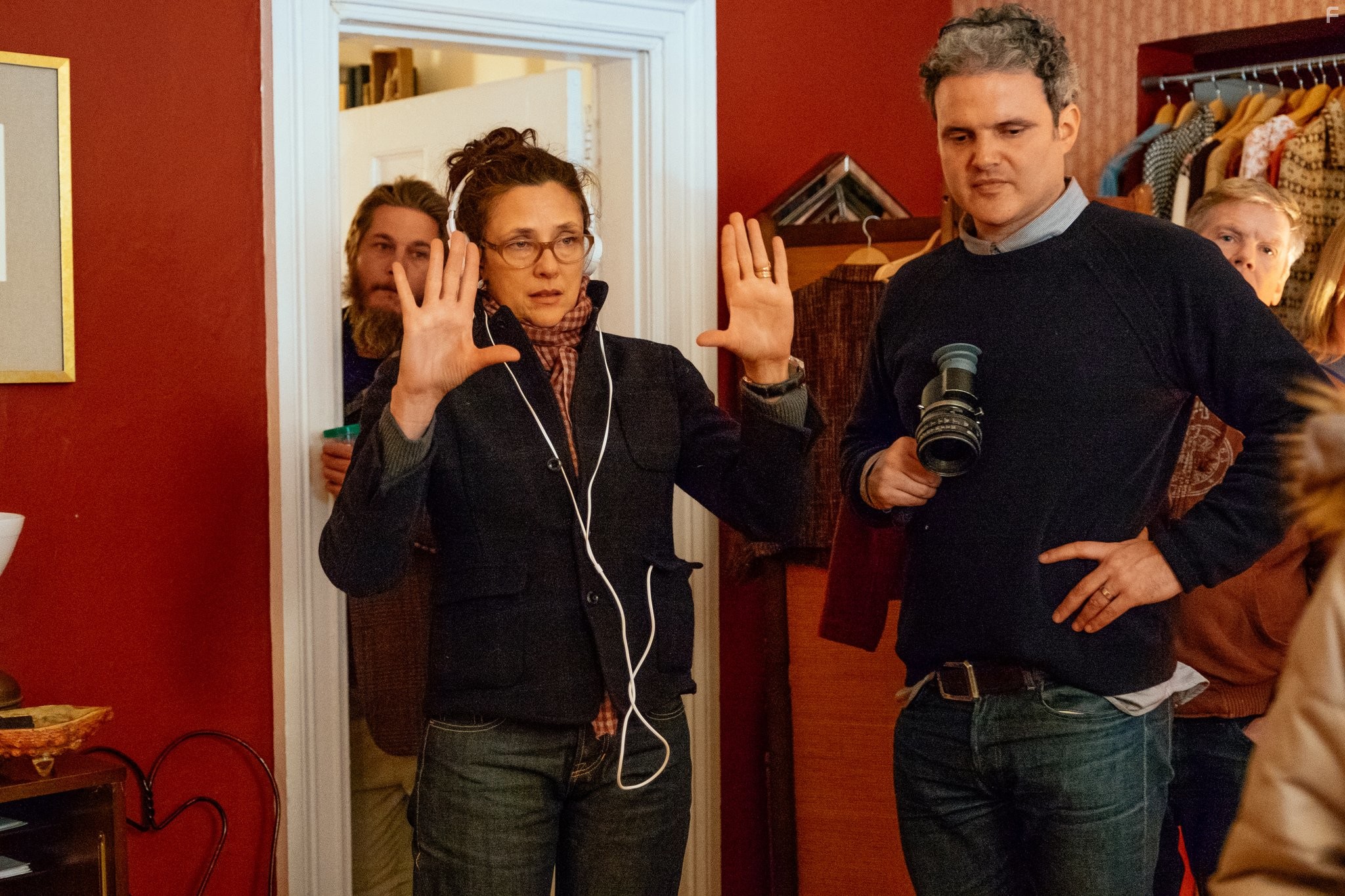 Rebecca Miller, Travis Fimmel, and Greta Gerwig in Maggie's Plan (2015)