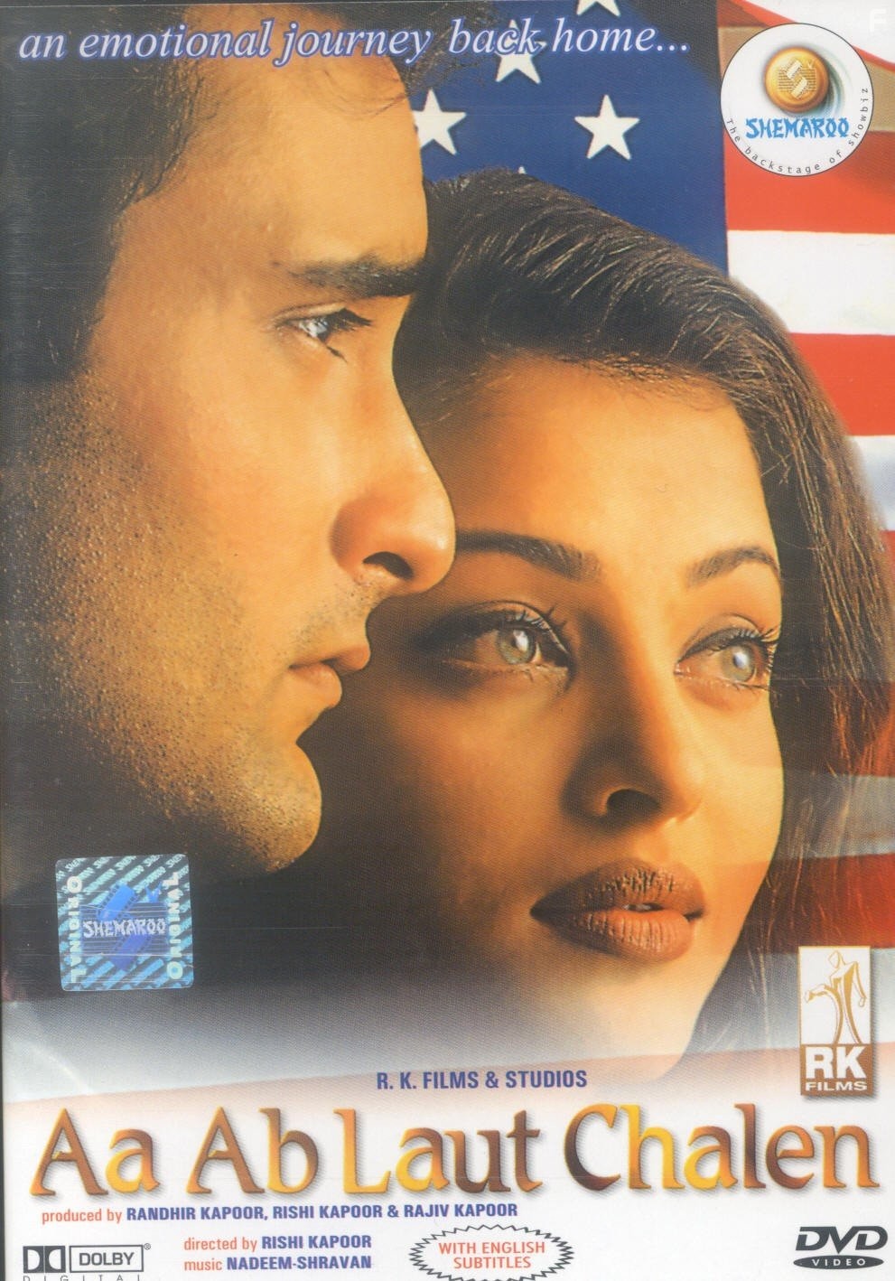 Akshaye Khanna and Aishwarya Rai Bachchan in Aa Ab Laut Chalen (1999)