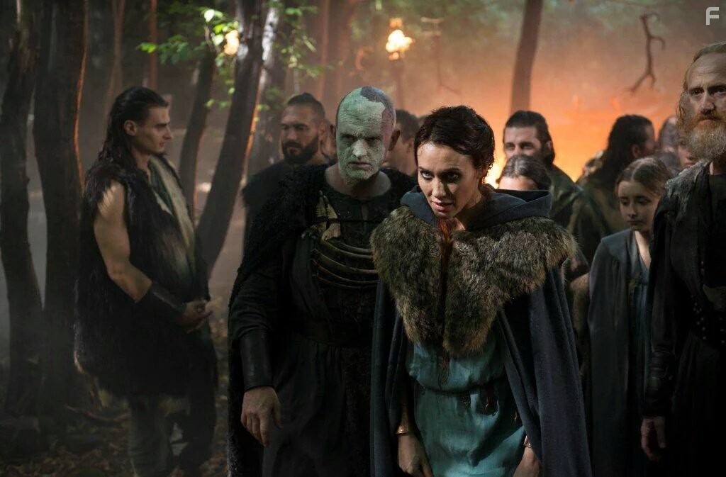 Aidan Kelly, Murray McArthur, and Kirsty Mitchell in Barbarians Rising (2016)