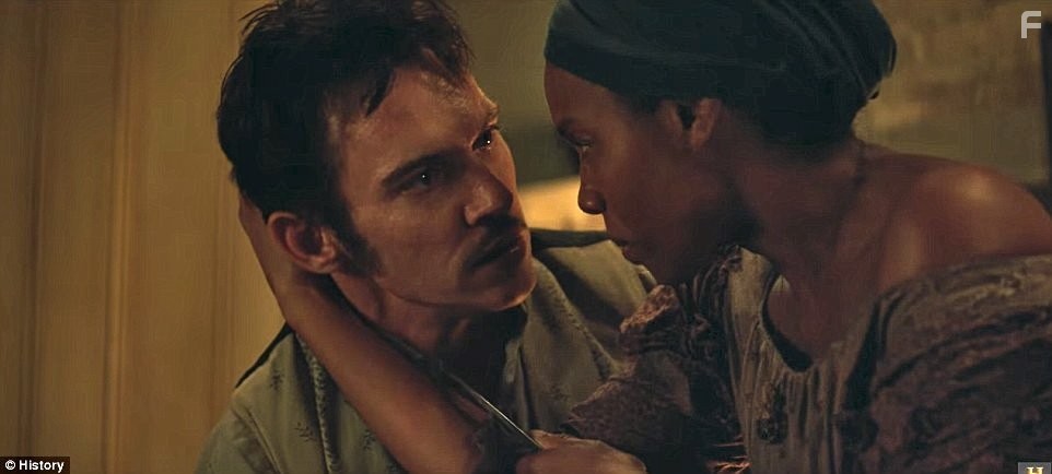 Jonathan Rhys Meyers and Anika Noni Rose in Корни (2016)