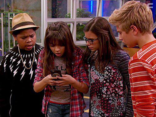 Madisyn Shipman, Benjamin Flores Jr., Thomas Kuc, and Cree Cicchino in Game Shakers (2015)