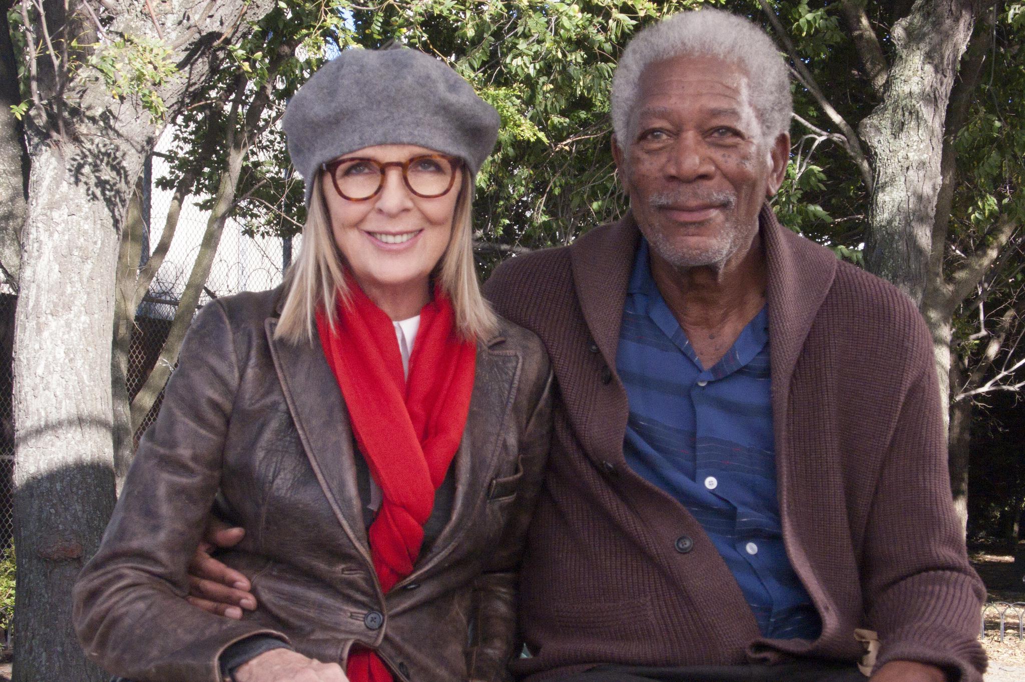 Morgan Freeman and Diane Keaton in 5 Flights Up (2014)